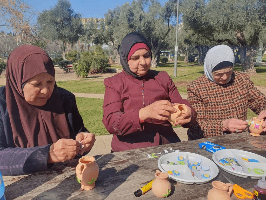 Sunrise Cancer Group with art therapist, Jerusalem 2023