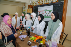 within_the_activities_of_the_celebration_of_the_world_cancer_day_held_by_the_society_one_of_the_health_colleges_from_hebron_university_participated_in_this_day